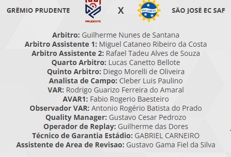 São José visita o Prudente e de novo vale acesso 3