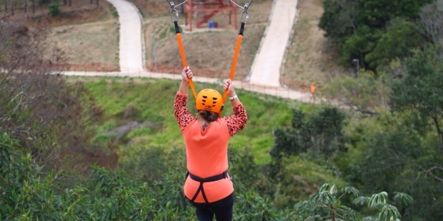Tirolesa em parque joseense volta neste feriado 1