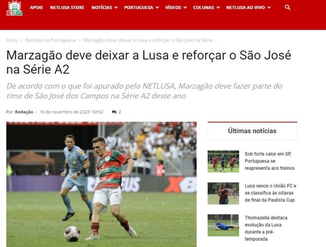 São José recebe atacante e volante estaria a caminho 2