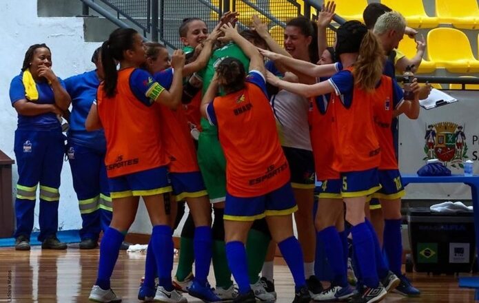 Brasil estará na final feminina no futsal de surdos 1