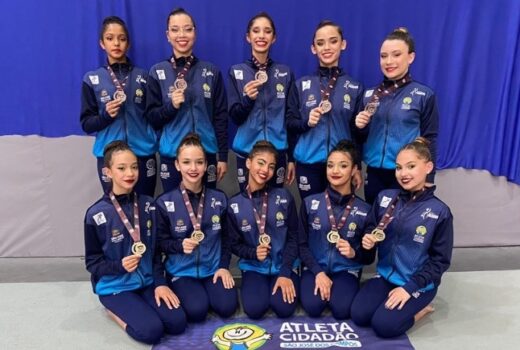 Ginástica rítmica joseense traz medalhas do Estadual 1