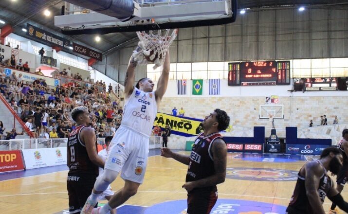 São José Basketball sente a força do Franca e perde 1