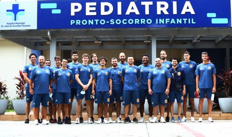 São José Basketball visitou crianças em hospital 1