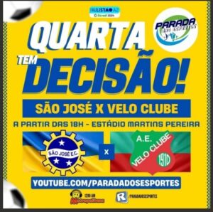 São José joga em casa valendo vaga em semifinal 2