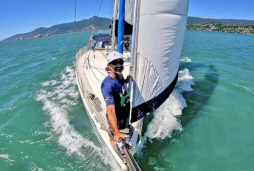 Barco brasileiro de volta ao mundo tem Ilhabela no projeto 1