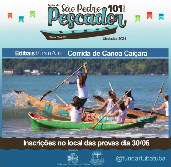 Ubatuba anuncia tradicional corrida de canoas artesanais 2