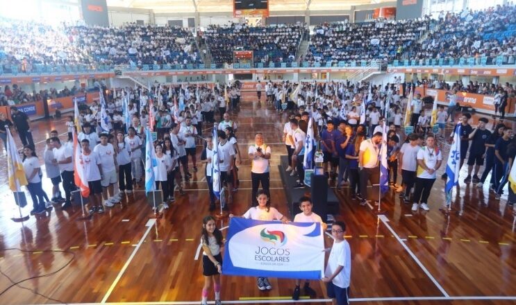 Estudantes fizeram a festa nos Jogos Escolares 1