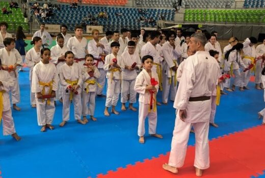 Alunos do karatê joseense trocaram de faixa em evento 1