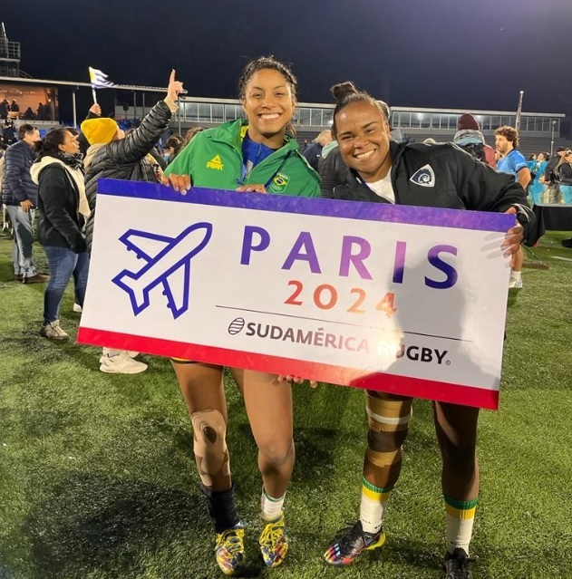 Rugby joseense acompanha duas atletas em Paris 2