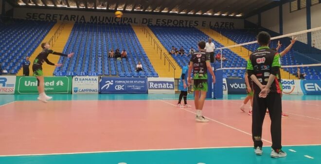 Vôlei Pinda sub-21 alcança vice-líder no final de turno 1