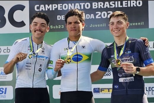 Ciclismo de Taubaté fecha Brasileiro com medalha 12