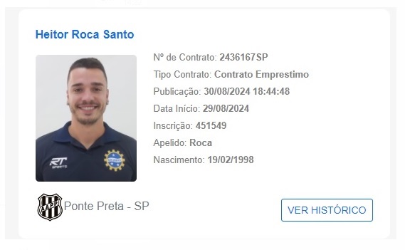 São José empresta mais um a time da Série B 2