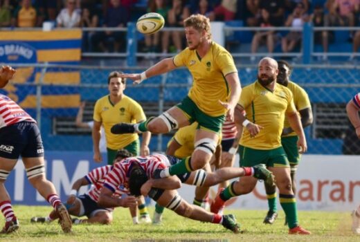 Rugby brasileiro abre eliminatórias com grande vitória 9