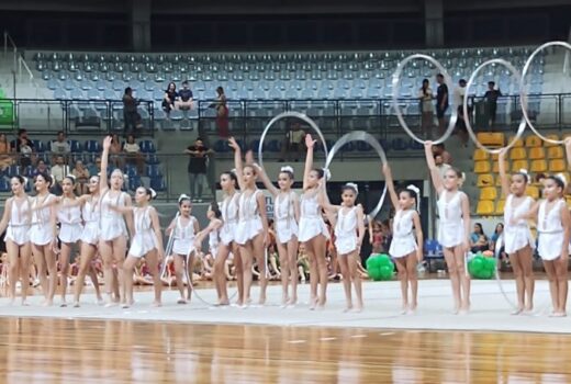 Ginástica rítmica será apresentada no Teatrão 10