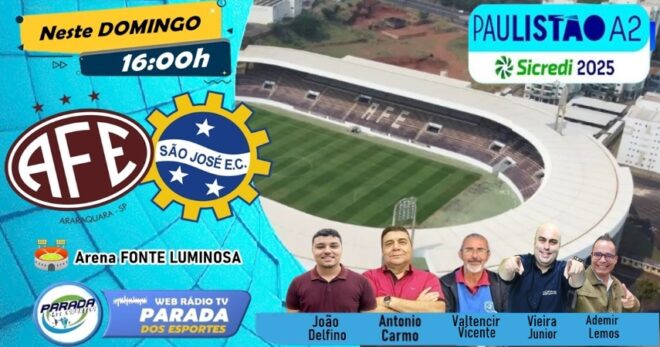 São José joga pressionado em Araraquara 2