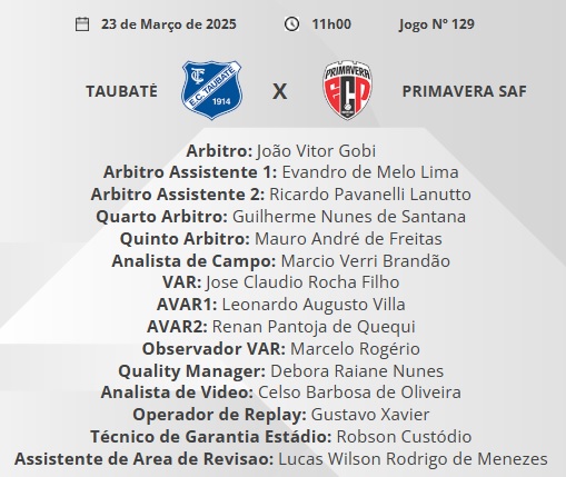 Taubaté abre decisão de acesso no Joaquinzão 3