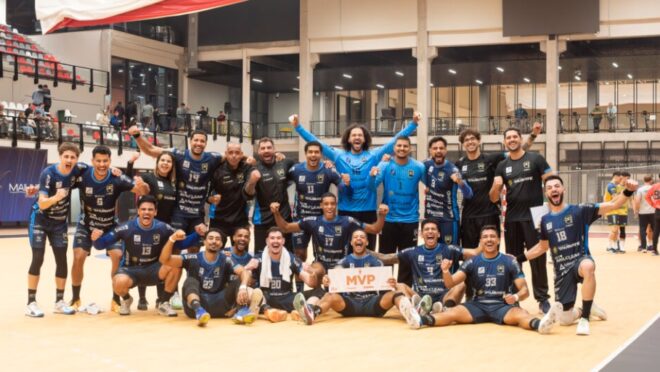 Handebol Taubaté festeja título da Libertadores 4