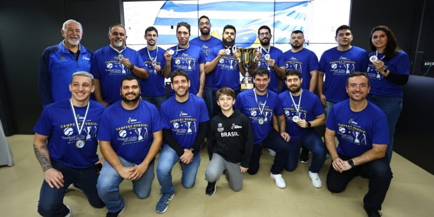 Goalball joseense campeão do mundo faz visita 1