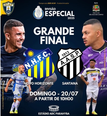 Futebol amador joseense terá final no domingo 4