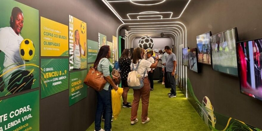 Futebol feminino tem exposição e jogo no domingo 1