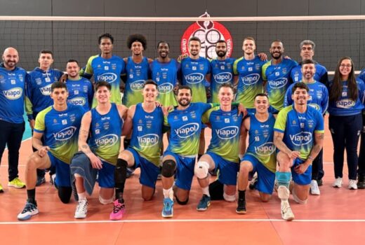 Vôlei São José apresenta novo time em jogo-treino 1