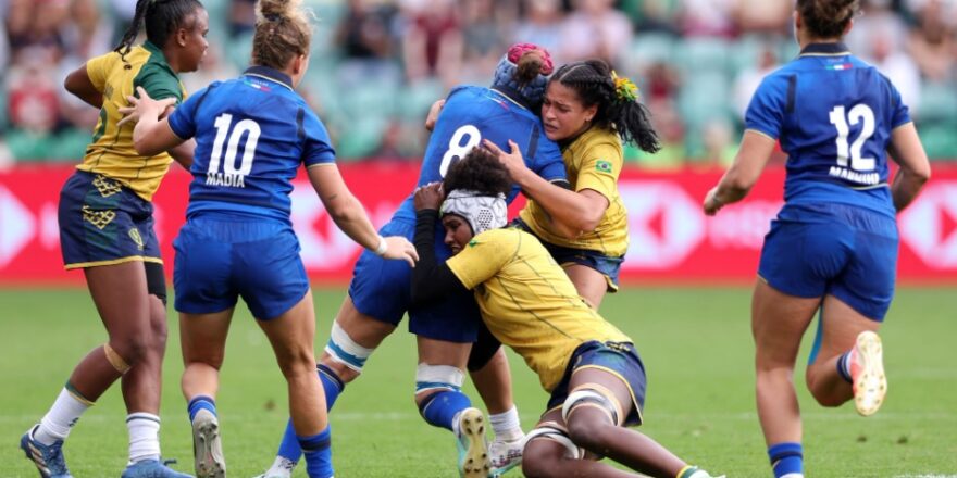 Rugby feminino está voltando da Copa do Mundo 1
