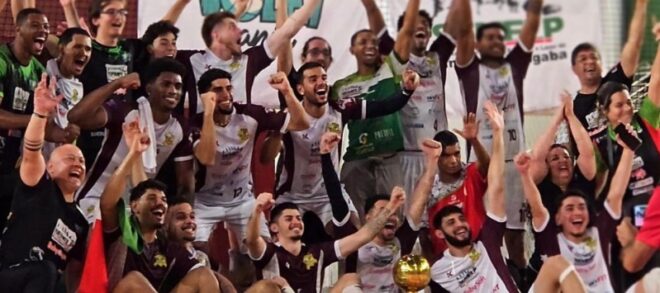 Vôlei Pinda festeja título do Paulista de acesso 1