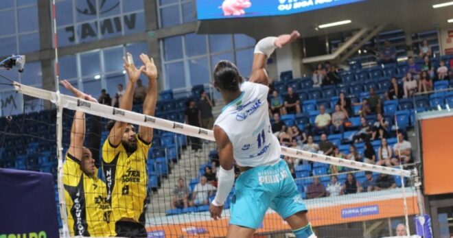 Vôlei São José ficou sem chances contra o Praia 1