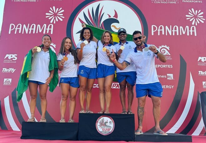 Surfistas de Ubatuba somam para o Brasil no Pan 2