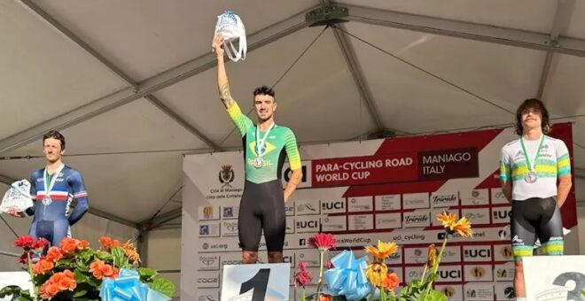 Ciclismo de Pinda comemora convocação para Copa 7