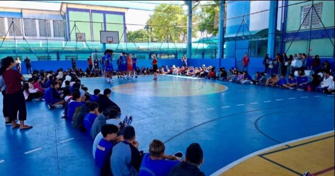 Vôlei São José visitou estudantes torcedores 2